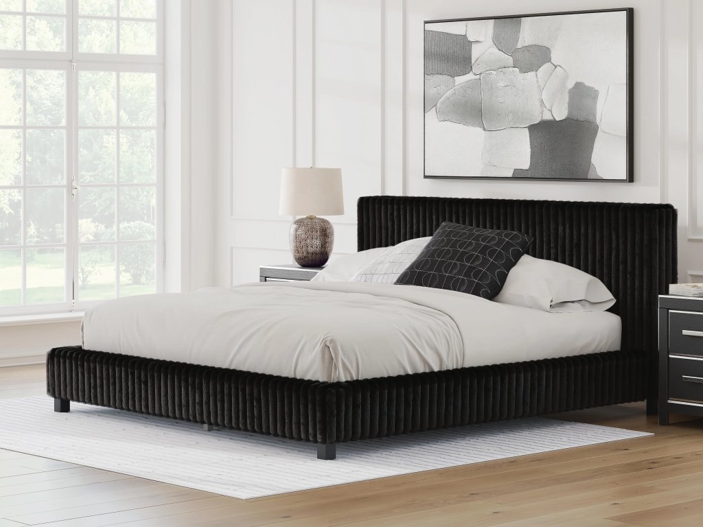 Zuraleus King Upholstered Bed, Dresser, Mirror and 2 Nightstands - image 23