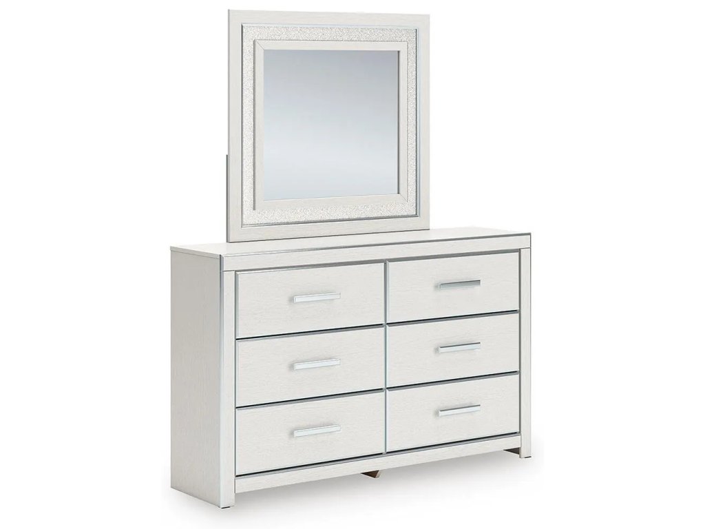 Zuraleus King Upholstered Panel Bed, Dresser, Mirror and Nightstand - image 2
