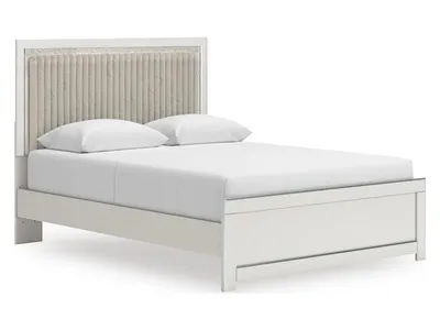 Zuraleus Queen Upholstered Panel Platform Bed