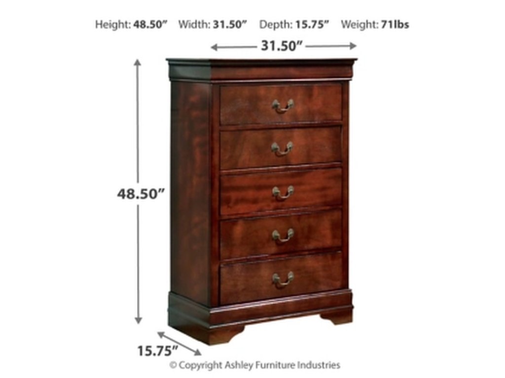 Alisdair Queen Sleigh Bed, Dresser, Chest and Nightstand - image 4