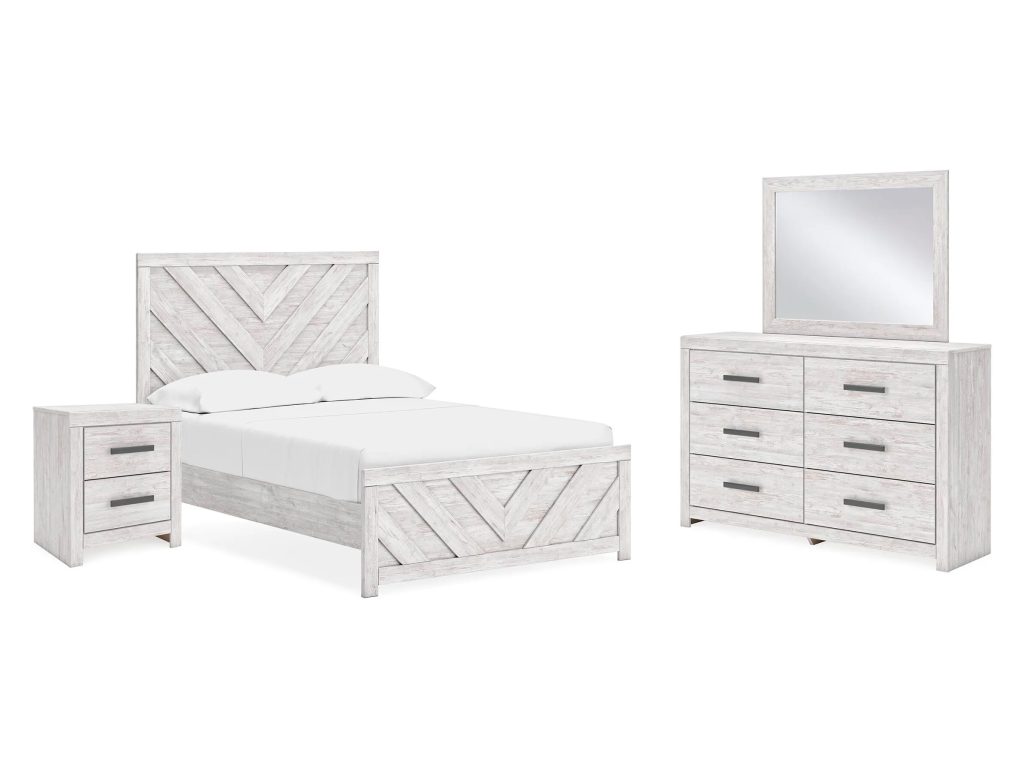 Cayboni Full Panel Bed, Dresser, Mirror and Nightstand - main image