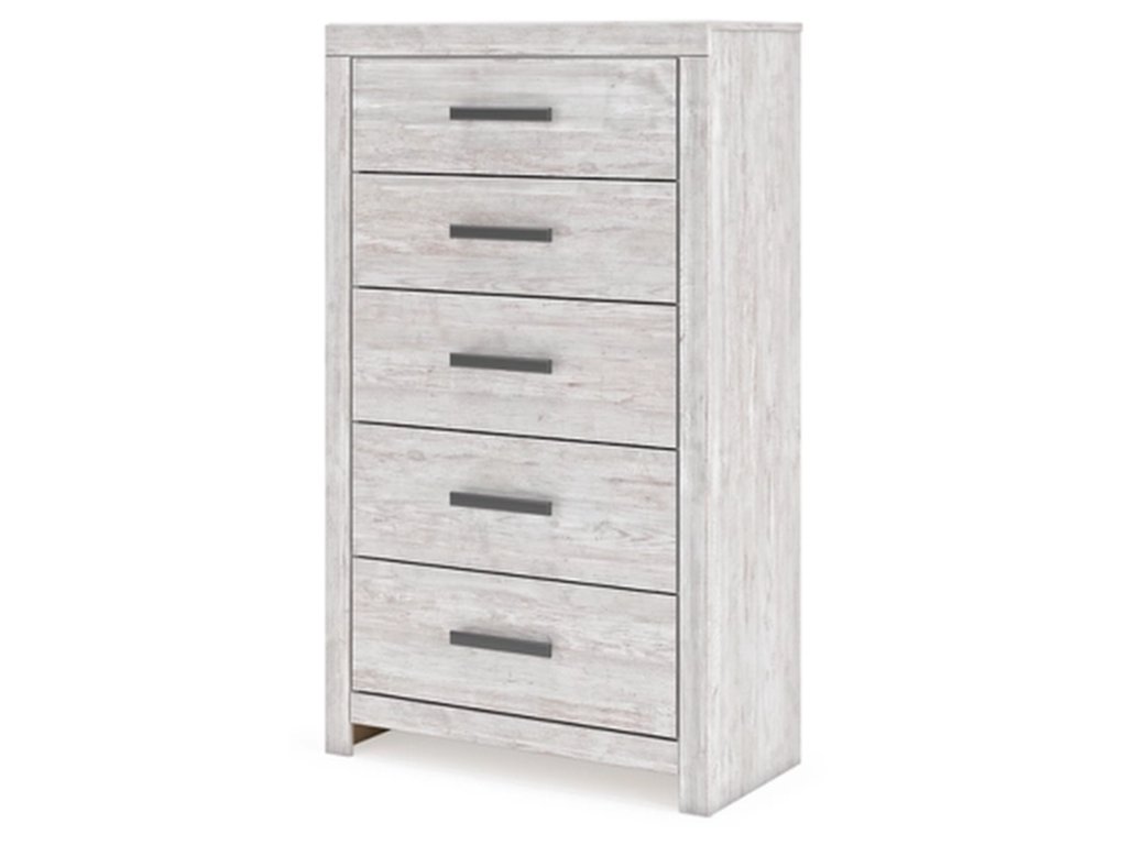 Cayboni Full Panel Bed, Dresser, Mirror, Chest and 2 Nightstands - image 14