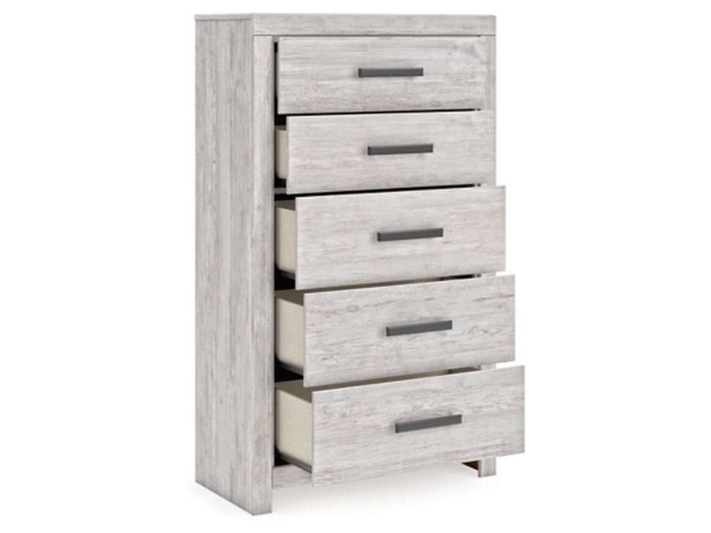 Cayboni Full Panel Bed, Dresser, Mirror, Chest and 2 Nightstands - image 10