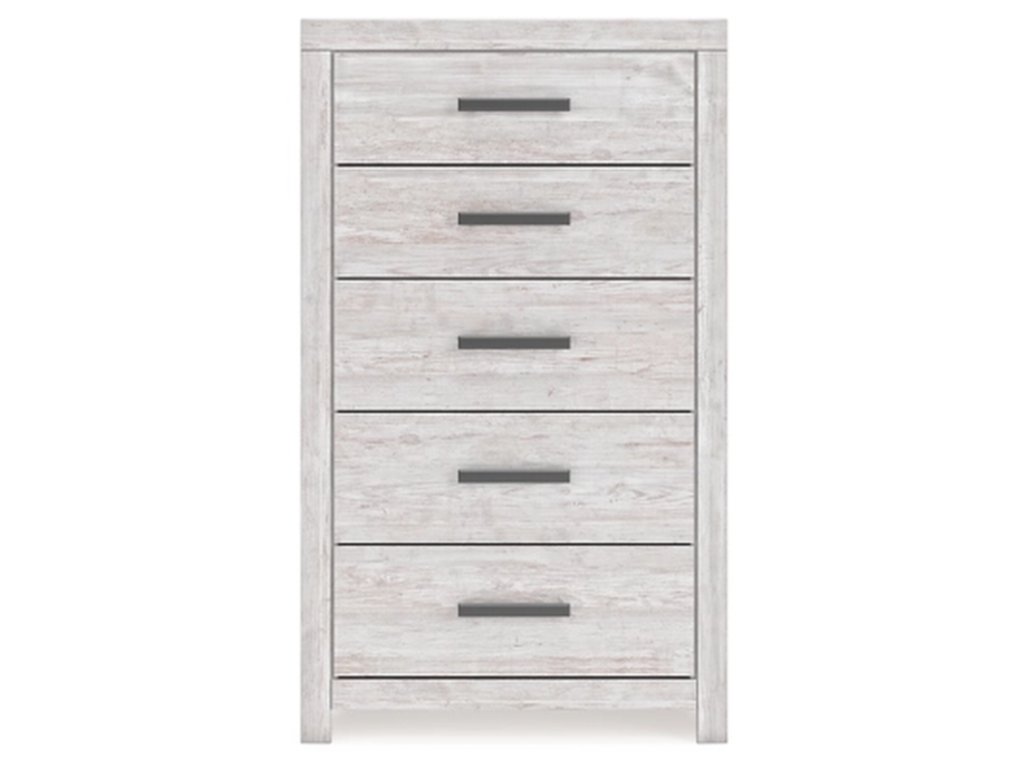 Cayboni Full Panel Bed, Dresser, Mirror, Chest and 2 Nightstands - image 8