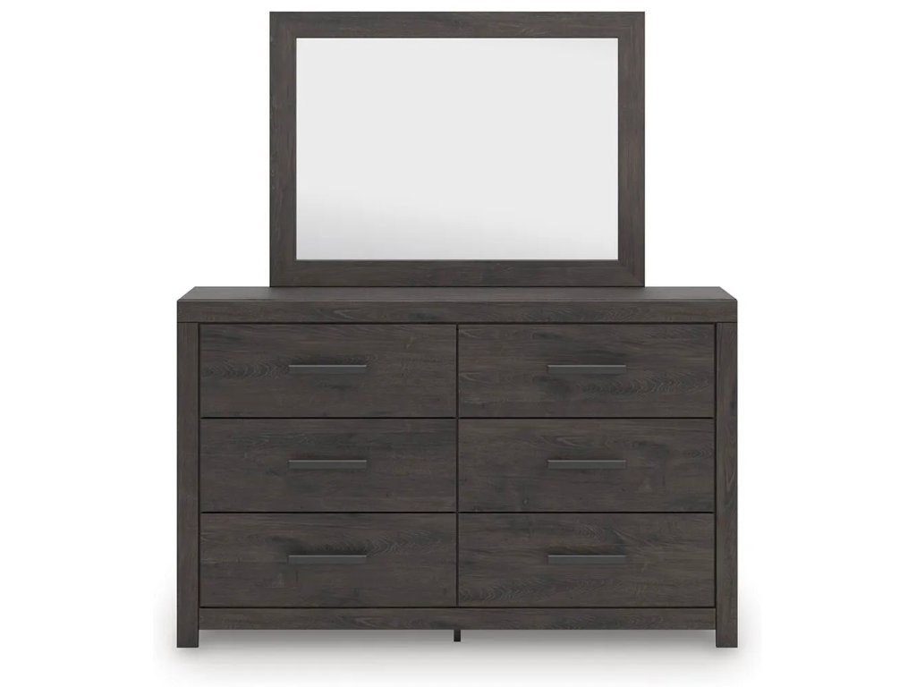 Prendonea Full Panel Bed, Dresser and Mirror - image 1