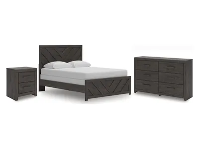 Prendonea Queen Panel Bed, Dresser and Nightstand