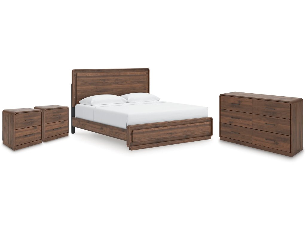 Fortlorn King Panel Bed, Dresser and 2 Nightstands - main image