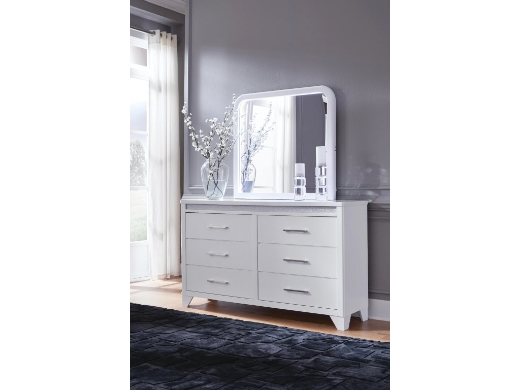 Jarlee King Panel Bed, Dresser, Mirror and Nightstand - image 11