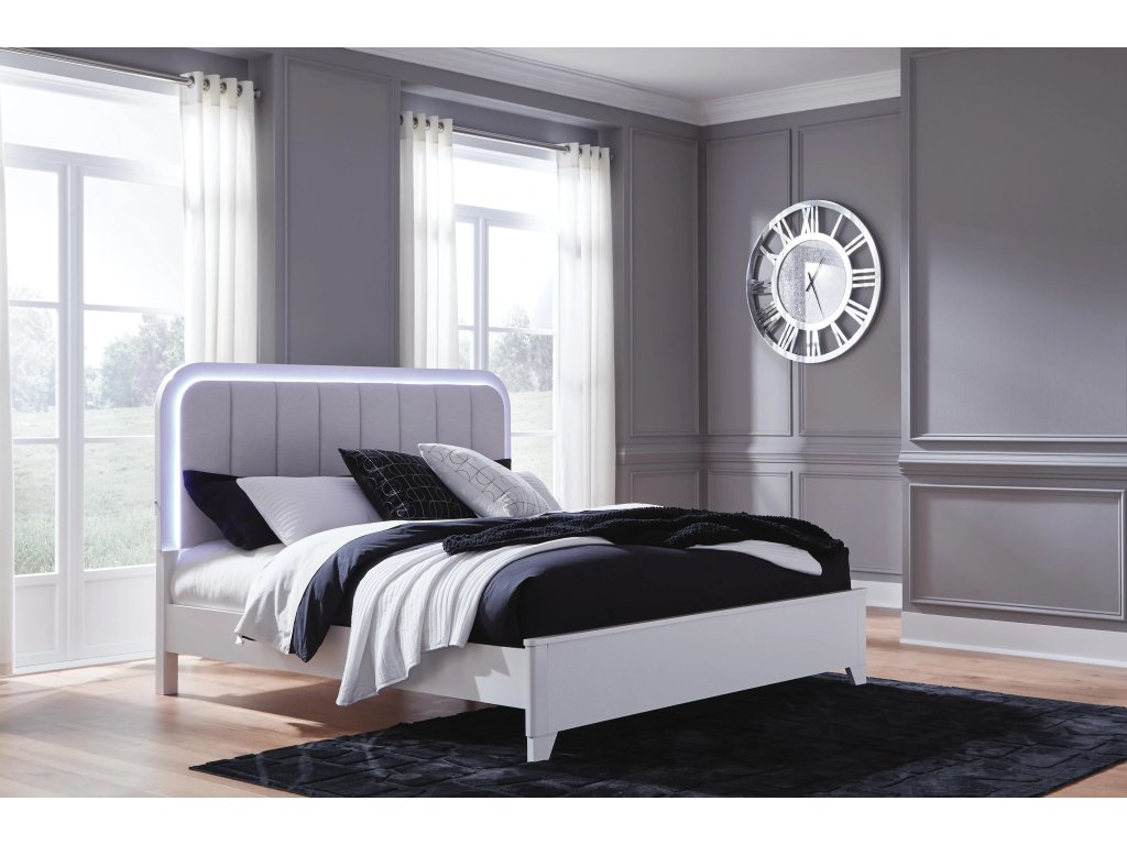 Jarlee King Panel Bed, Dresser, Mirror and Nightstand - image 13