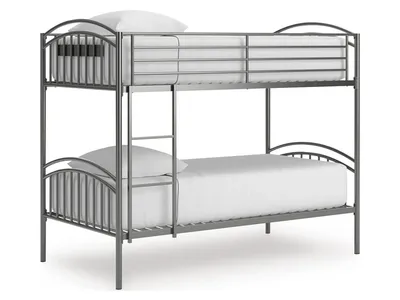 Lanceburg Twin over Twin Bunk Bed with Ladder - Alternative View