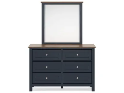 Landocken Twin Panel Bed, Dresser, Mirror and Nightstand - Alternative View