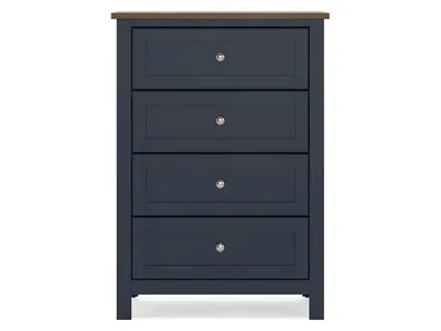 Landocken Twin Panel Bed, Chest and Nightstand