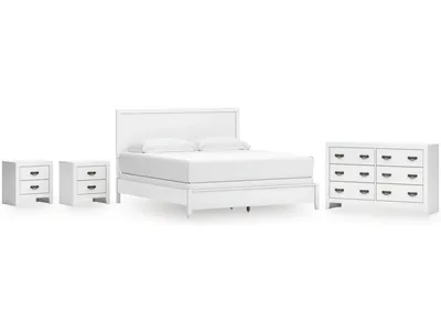 Binterglen King Panel Bed, Dresser and 2 Nightstands