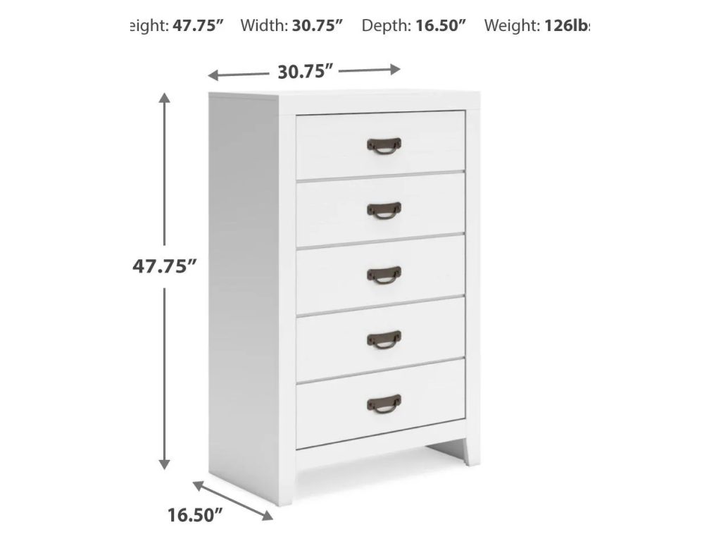 Binterglen Twin Panel Bed, Dresser, Mirror, Chest and 2 Nightstands - image 17