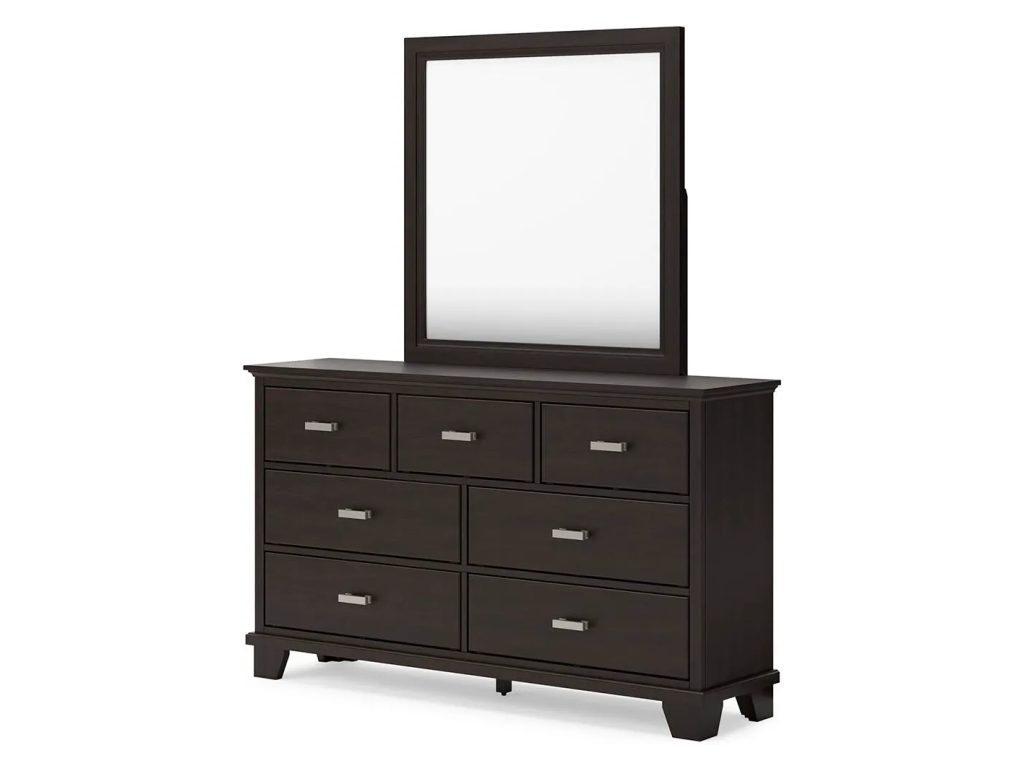 Covetown King Panel Bed, Dresser, Mirror and Nightstand - image 7