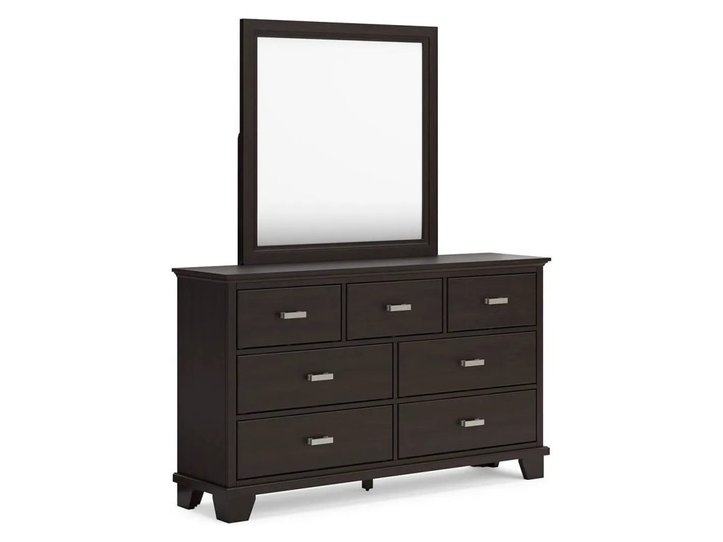 Covetown King Panel Bed, Dresser, Mirror and Nightstand - image 2
