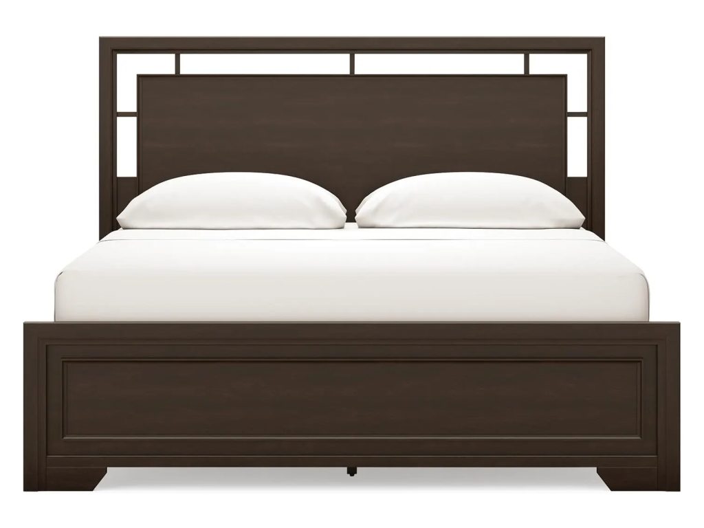 Covetown California King Panel Bed and 2 Nightstands - image 1