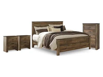 Trinell King Panel Bed, Chest and 2 Nightstands