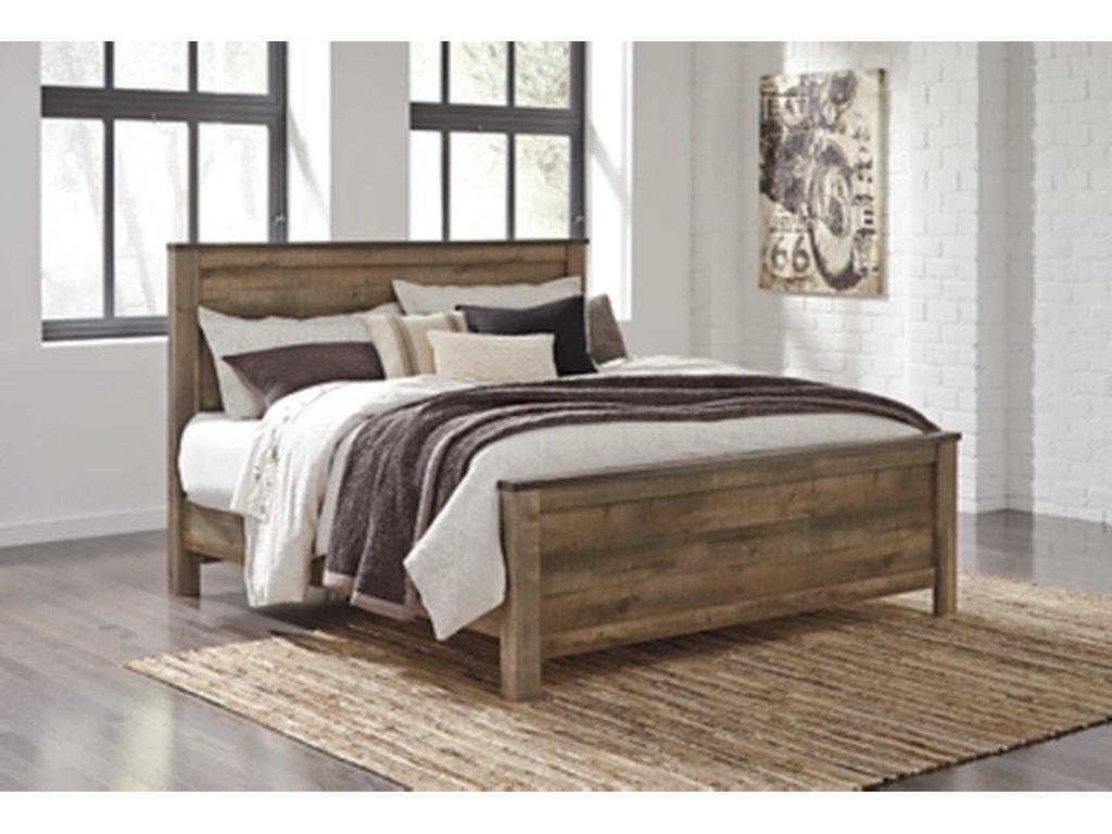 Trinell King Panel Bed, Dresser, Mirror and Nightstand - image 4