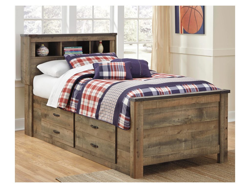 Trinell Twin Bookcase Bed, Dresser and 2 Nightstands - image 8