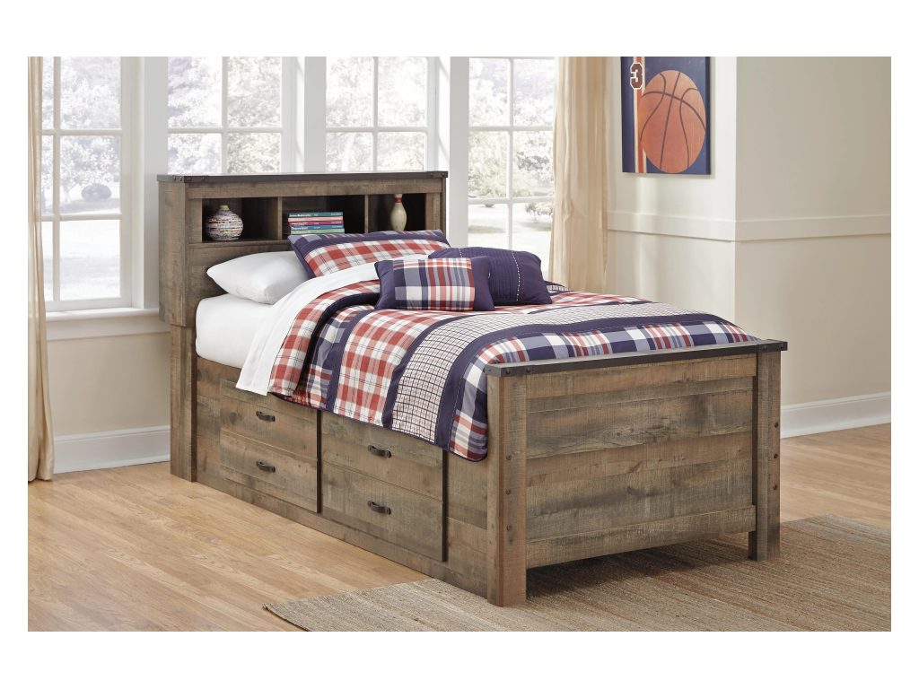 Trinell Twin Bookcase Bed, Dresser and 2 Nightstands - image 9