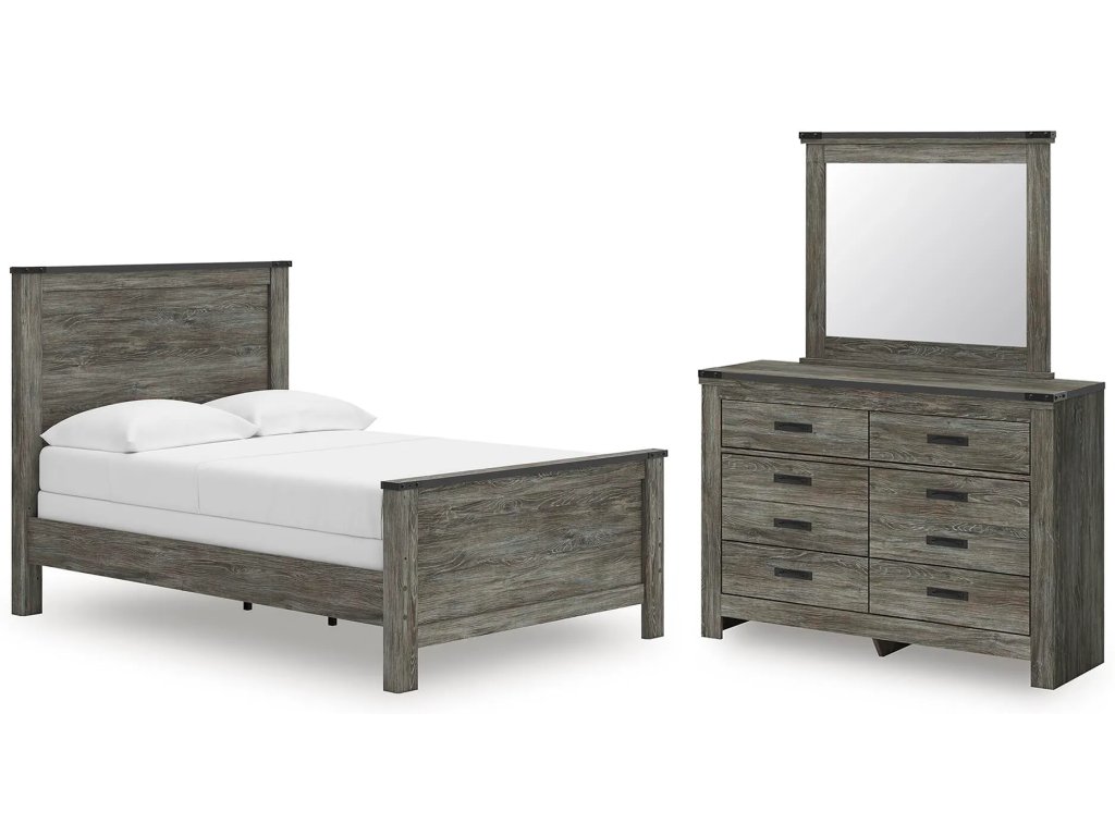 Frandern Full Panel Bed, Dresser and Mirror - main image