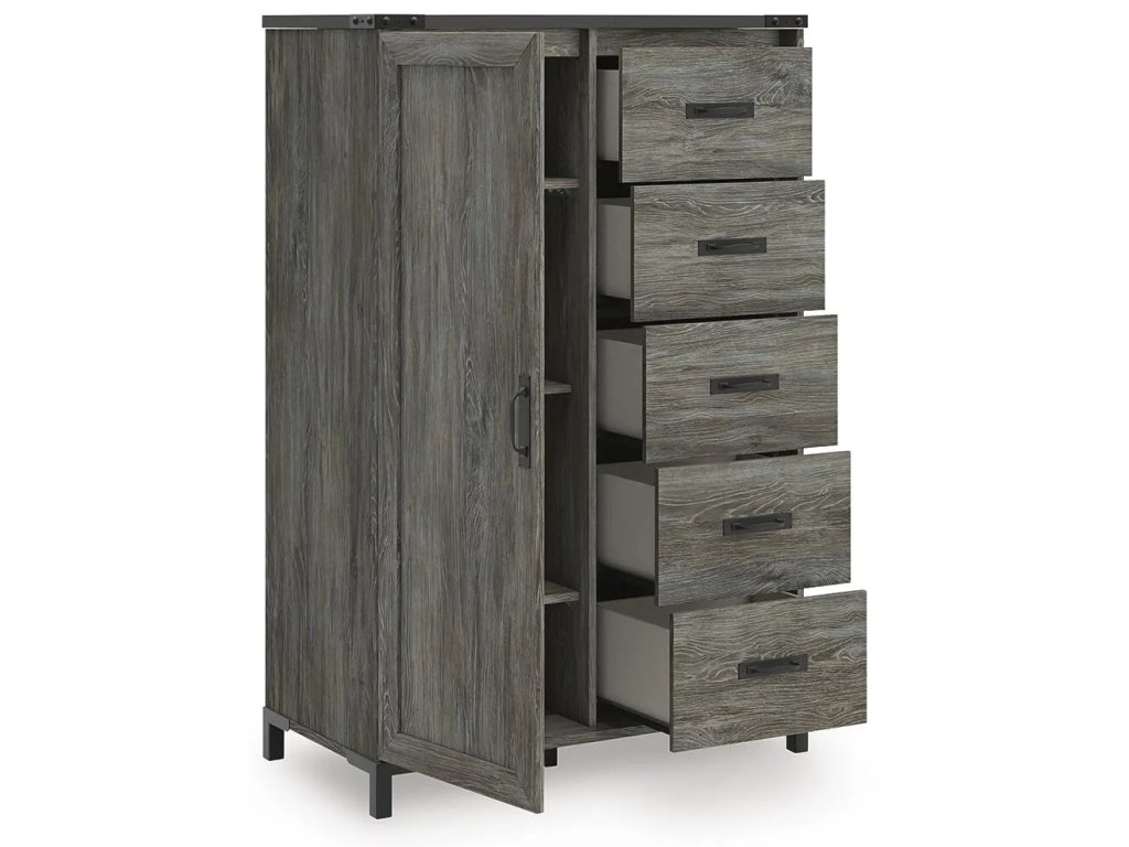 Frandern Queen Panel Bed, Dresser, Mirror, Chest and 2 Nightstands - image 10