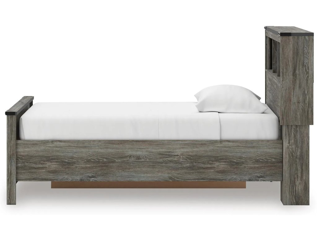 Frandern Twin Bookcase Bed with Storage, Dresser and Mirror - image 14