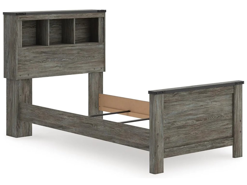 Frandern Twin Bookcase Bed, Dresser and Mirror - image 10