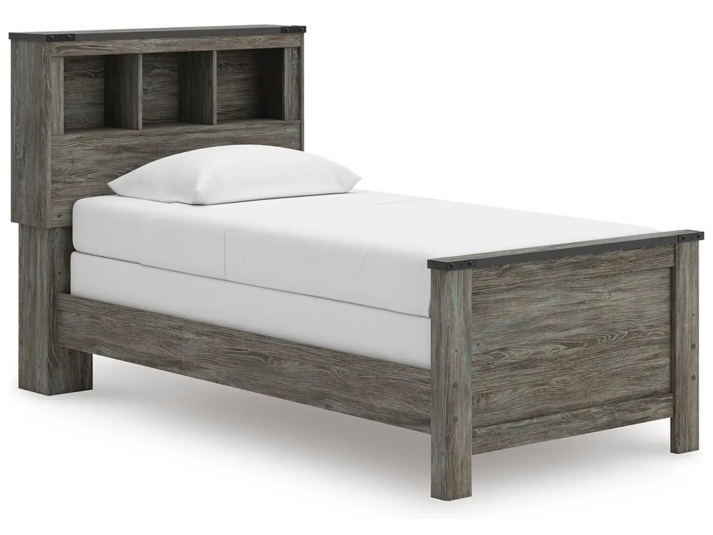Frandern Twin Bookcase Bed, Dresser and Mirror - image 9