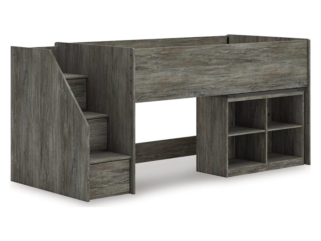 Frandern Twin Loft  Bed with Bookcase Storage - image 1