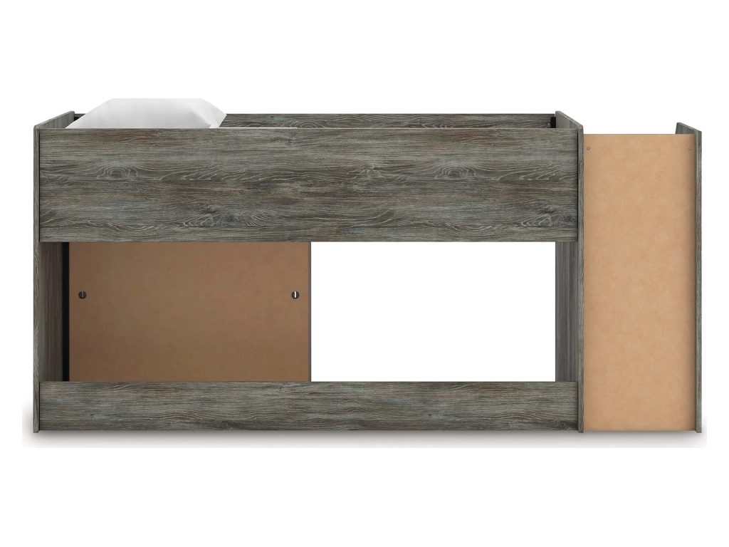 Frandern Twin Loft  Bed with Bookcase Storage - image 4