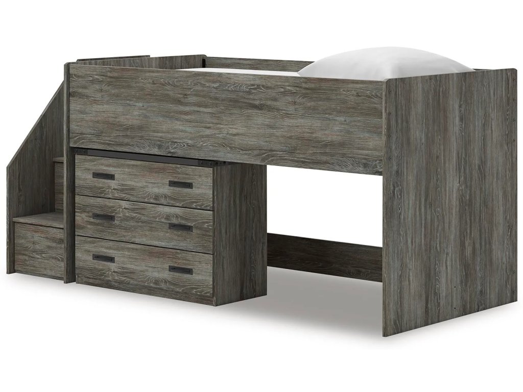 Frandern Twin Loft Bed with Drawer Storage - image 3