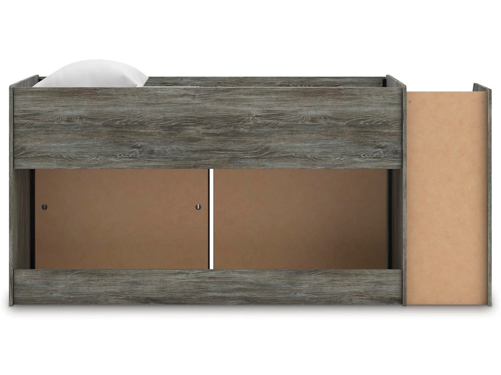Frandern Twin Loft  Bed with Bookcase and Drawer Storage - image 5
