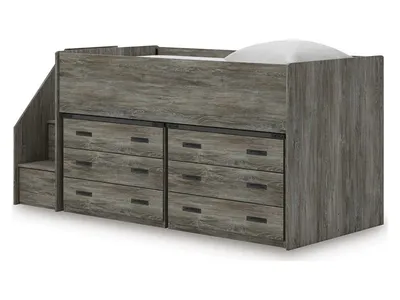 Frandern Twin Loft Bed with Drawer Storage - Alternative View