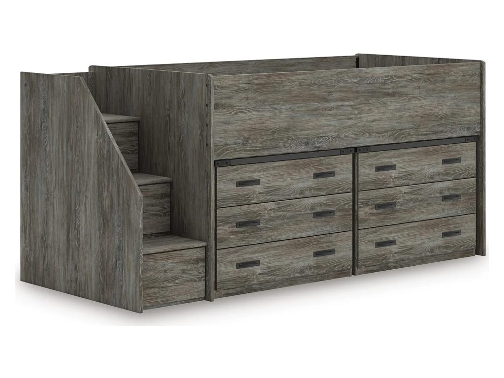 Frandern Twin Loft Bed with Drawer Storage - image 2