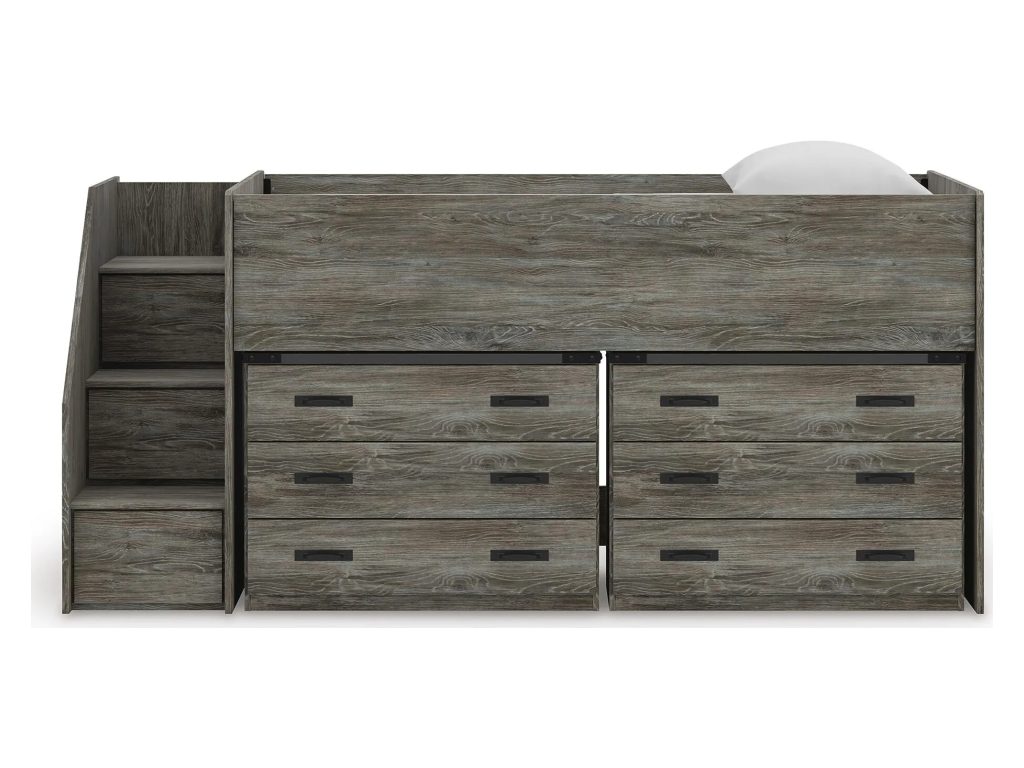 Frandern Twin Loft Bed with Drawer Storage - image 3