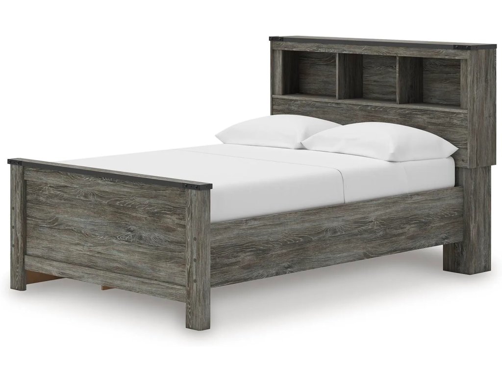 Frandern Full Bookcase Bed with Storage, Dresser and Mirror - image 15