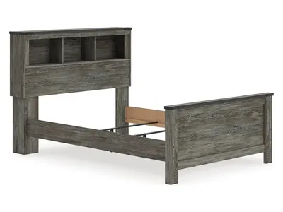 Frandern Full Bookcase Panel Bed