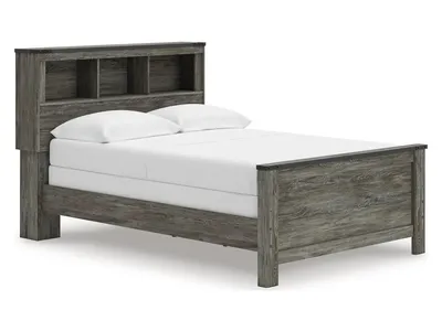 Frandern Full Bookcase Panel Bed