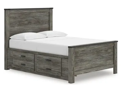 Frandern Full Panel Bed with Storage