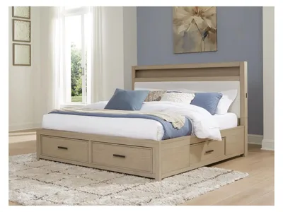 Calmoro California King Bookcase Bed