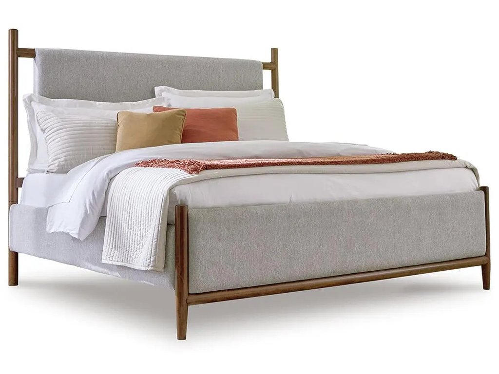 Lyncott Queen Upholstered Bed, Dresser, Mirror and 2 Nightstands - image 4