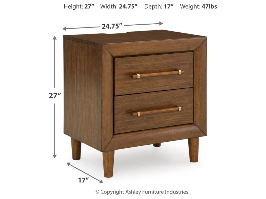 Lyncott Queen Upholstered Bed, Dresser, Mirror and 2 Nightstands - image 11
