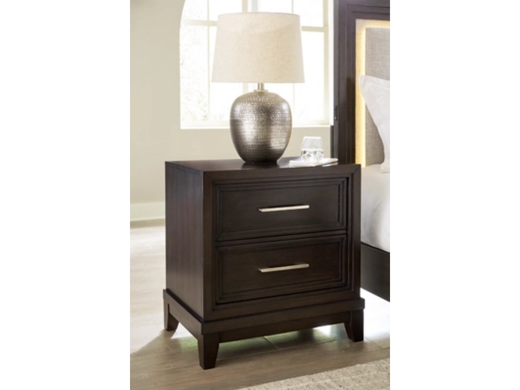 Neymorton Queen Upholstered Panel Bed, Dresser, Mirror and Nightstand - image 11