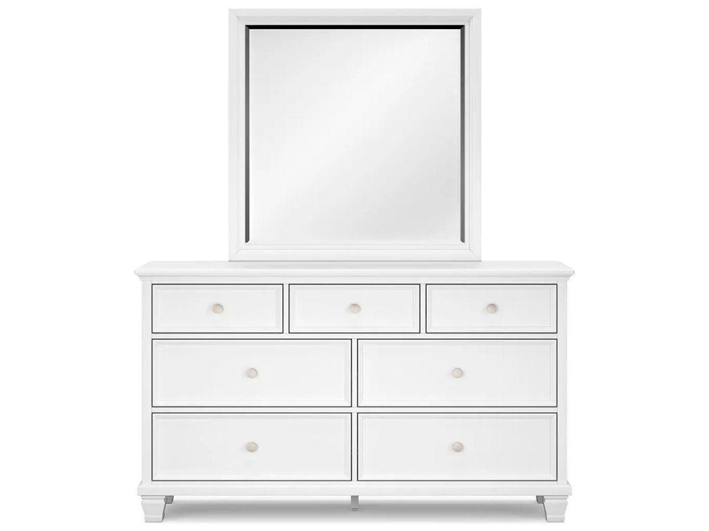 Fortman King Panel Bed, Dresser, Mirror and Nightstand - image 1