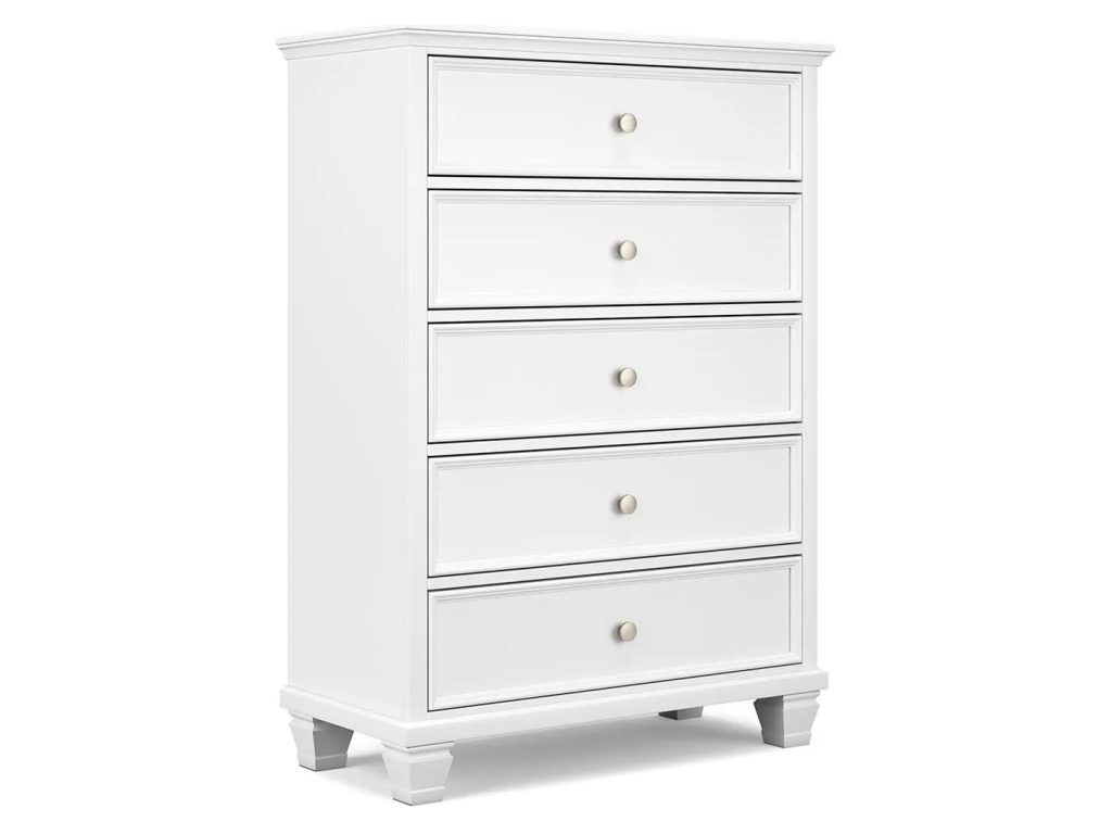 Fortman King Panel Bed, Dresser, Mirror, Chest and 2 Nightstands - image 9