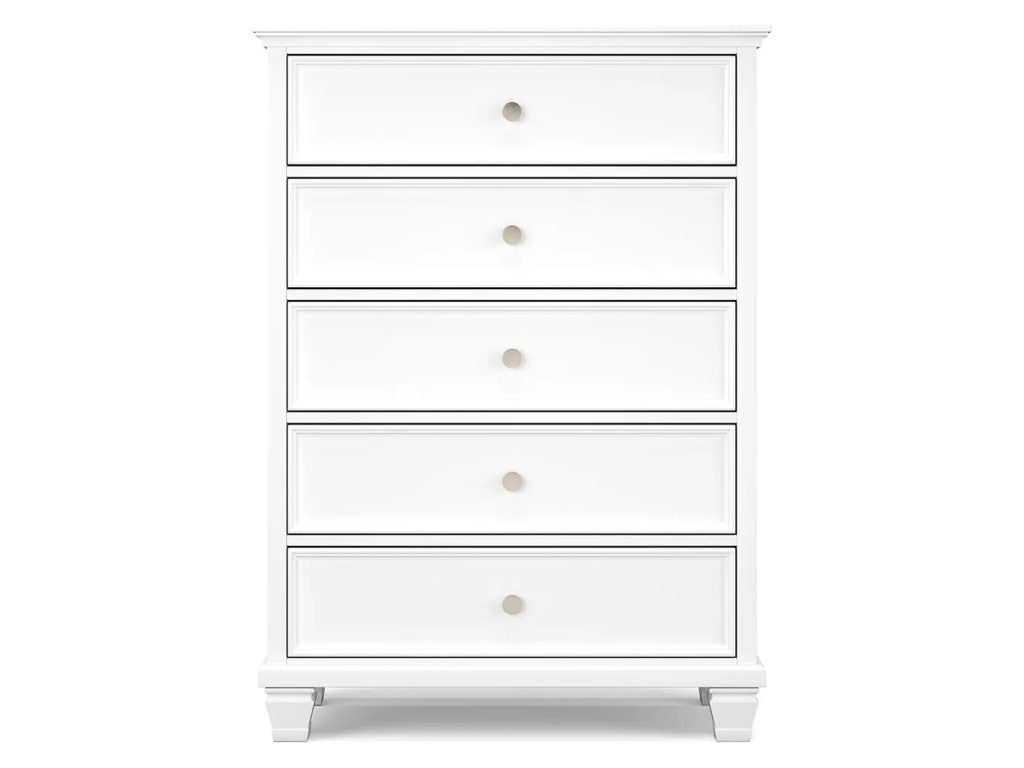 Fortman King Panel Bed, Dresser, Mirror, Chest and 2 Nightstands - image 8