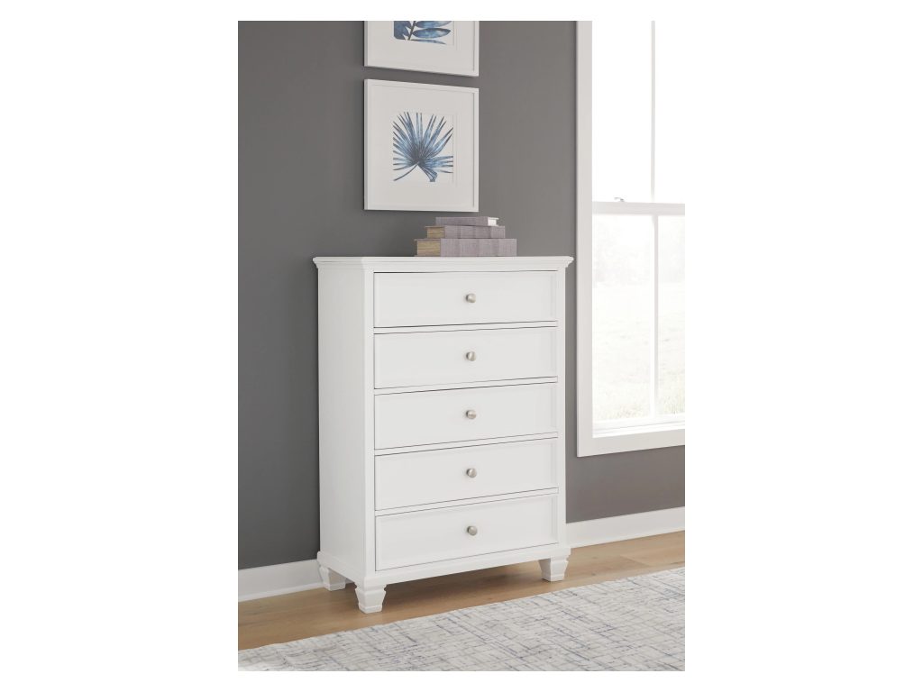 Fortman King Panel Bed, Dresser, Mirror, Chest and 2 Nightstands - image 33