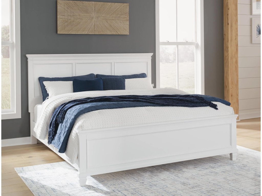 Fortman King Panel Bed, Dresser, Mirror and Nightstand - image 23